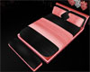 Poseless Pink & Blk Bed
