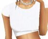 White Crop top