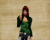 Green Paisely Top Set