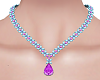 Purple and Blue necklace