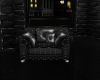 ~R Black tufted chair