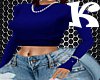 K| Sweat Shirt Royal