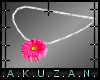 :A: Pink Daisy Necklace
