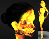 burning fire head [F]