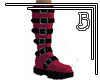Red Buckle Boots