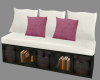Snowy Cabin Bed Bench