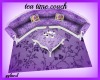 TEA TIME PURPLE COUCH