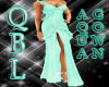 (QBL) Aqua Gown