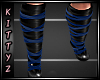 ! Strapy Boots Blue
