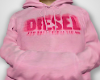 dies pink hoodie