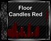 Floor Candles Red