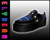 e/. Blue Plaid Shoes F