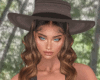 S- Cowgirl Brown Top