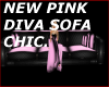 NEW PINK DIVA SOFA CHIC