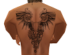 Wing back tattoo(male)