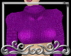 *h* Cropped Sweater_Purp