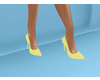 Buttercup yellow heels