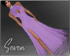 !7 Purple Silk Gown
