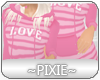 |Px| Love Hoodie Pink