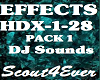 DJ Sound Effect HDX 1-28