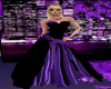 (MC) Purple design Gown