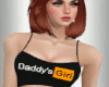 [A]Daddy's Girl Top Blk