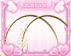 Gold Butterfly Hoops