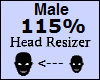 Head Scaler 115% Male