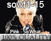 Pink - So What