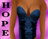 deep blue corset