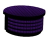 purple black side table 