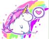 Adorable fat unicorn
