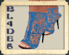ICED BLUE GLITTER BOOT