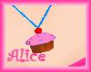 ~A~ Cupcake necklace