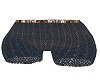 Textured Denim Shorts