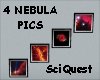 4 Nebula Pics Framed