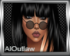 AOL-Low Round Rim Glasse
