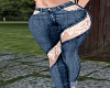 Jeans W/ White Lace RLL