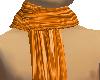 orange silk scarf, m+f