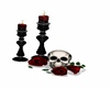 Candles+Skull