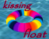 Rainbow Kissing Float