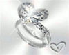 ♡ Diamond Heart Ring 