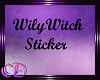 WilyWitch Sticker