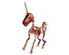 Copper Unicorn Skeleton