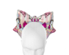 large hello cat pink bow