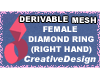 Diamond Ring Mesh R Hand