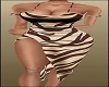 Brown Zebra dress