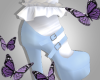 Blue maid shoes