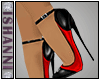 [I] Pumps Shoes BlackRed
