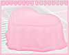 ♡ heart pouf
